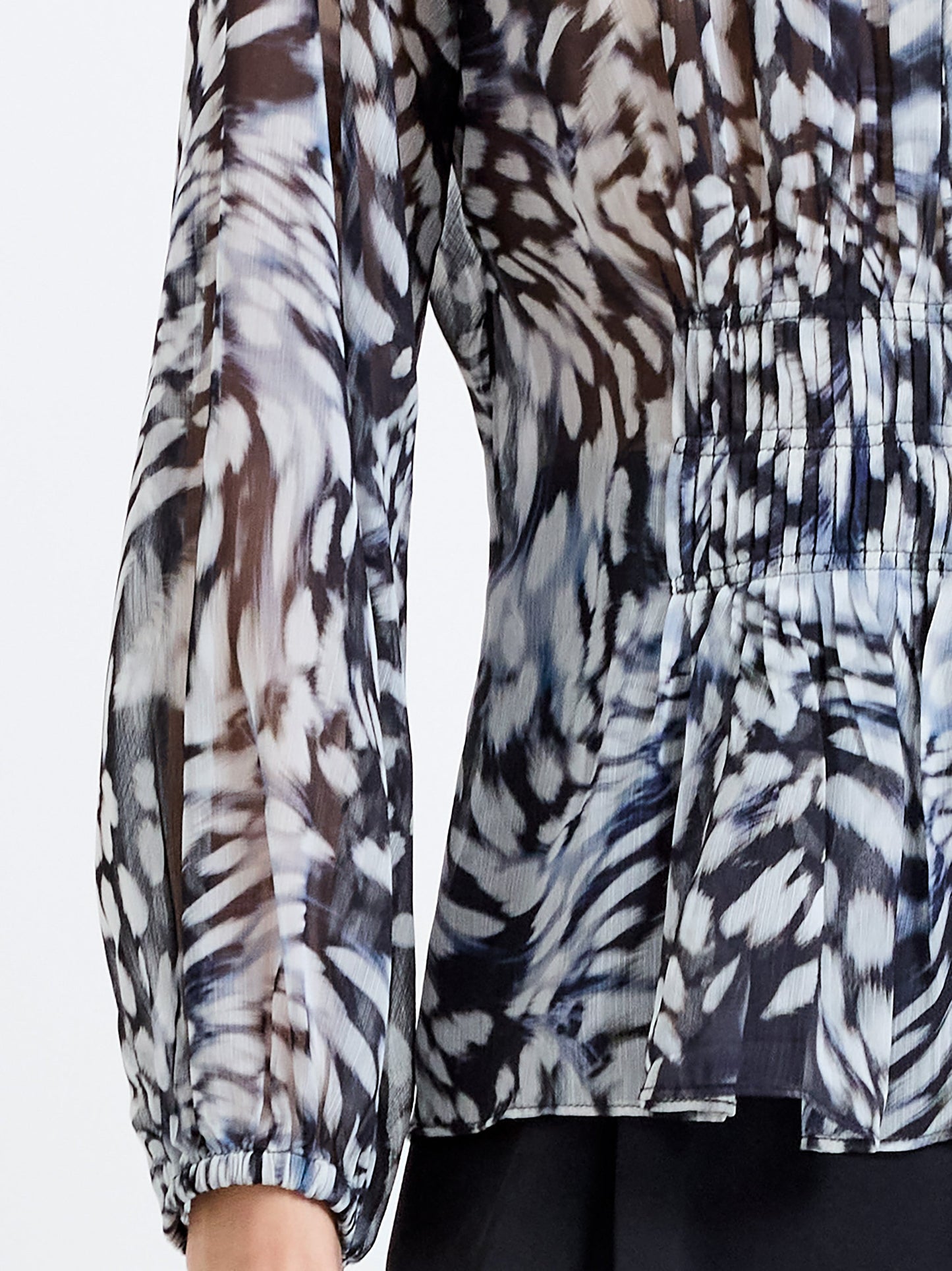 Chiffon Allegra Long Sleeve Top