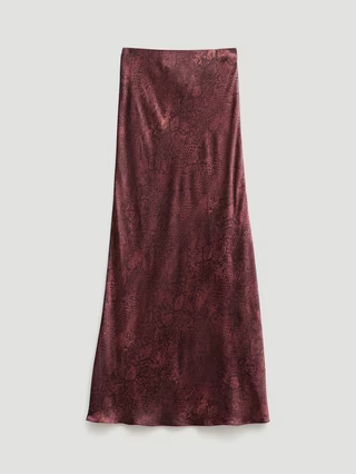 Simone Snake Print Skirt