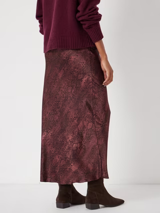Simone Snake Print Skirt