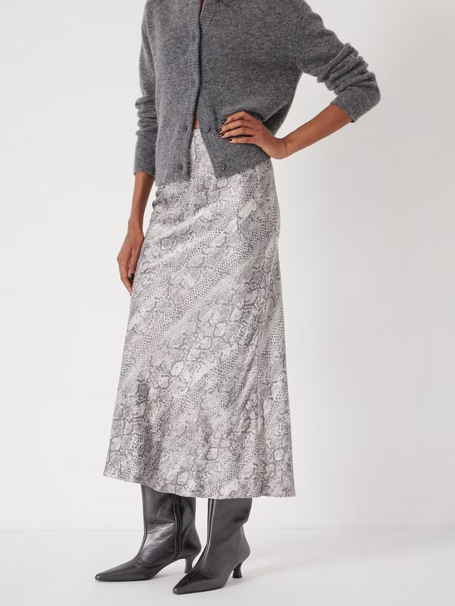 Simone Snake Print Skirt