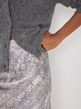 Simone Snake Print Skirt