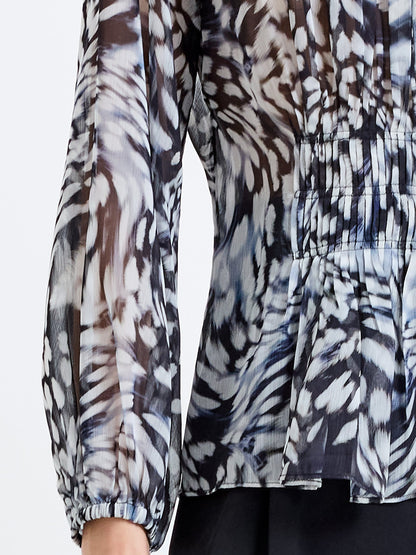 Chiffon Allegra Long Sleeve Top