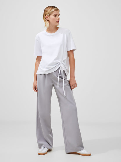 Cotton Rouched T-Shirt