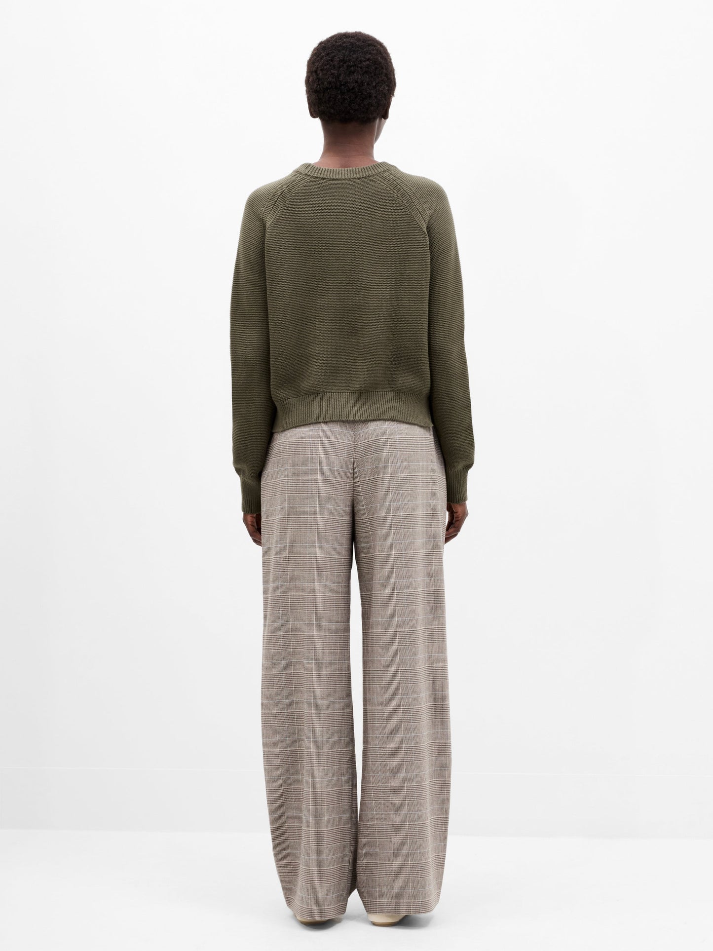 Crew Neck Jumper Green