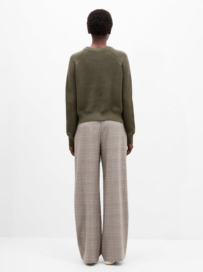 Crew Neck Jumper Green