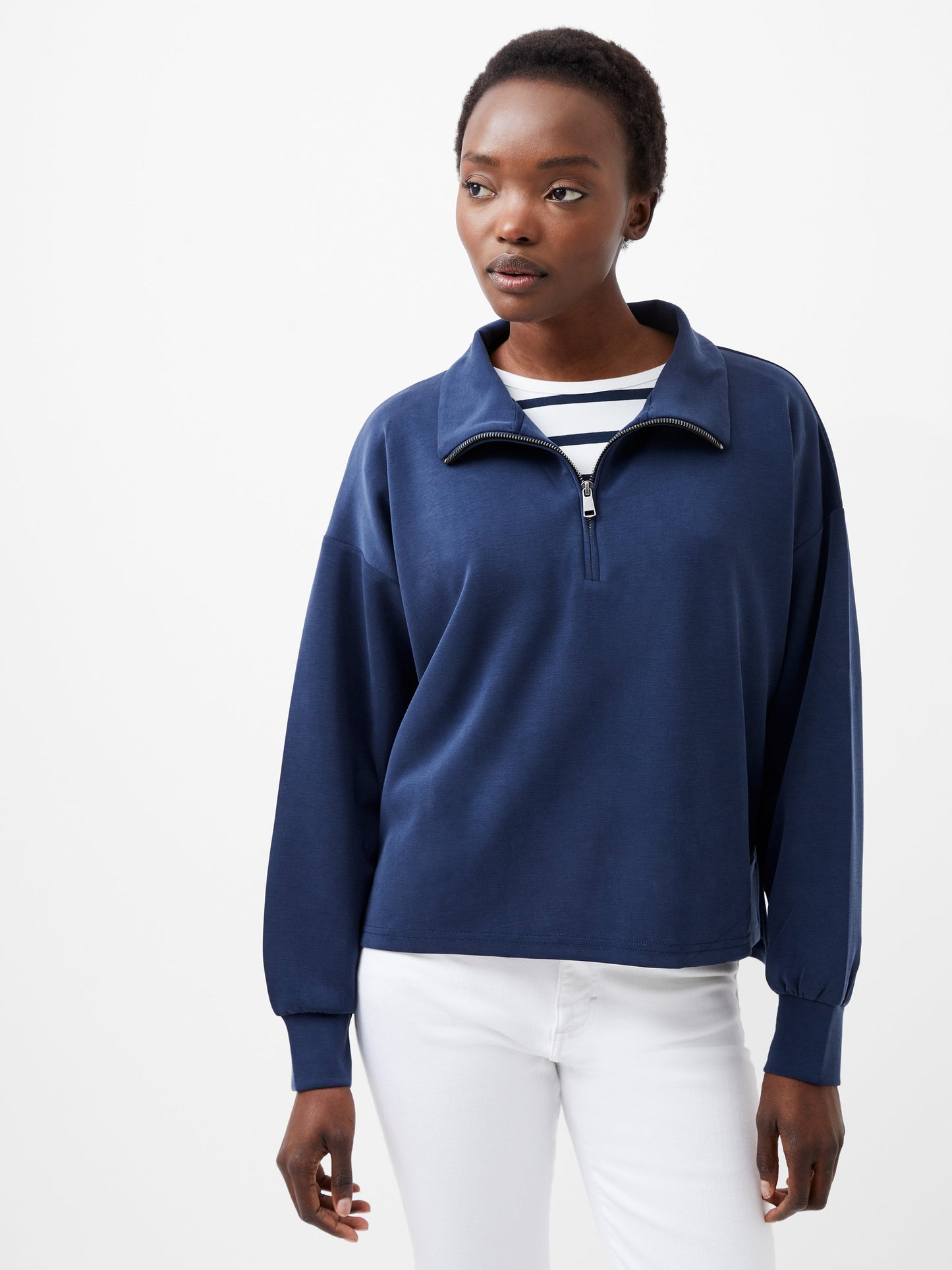 Half Zip Sweater Navy