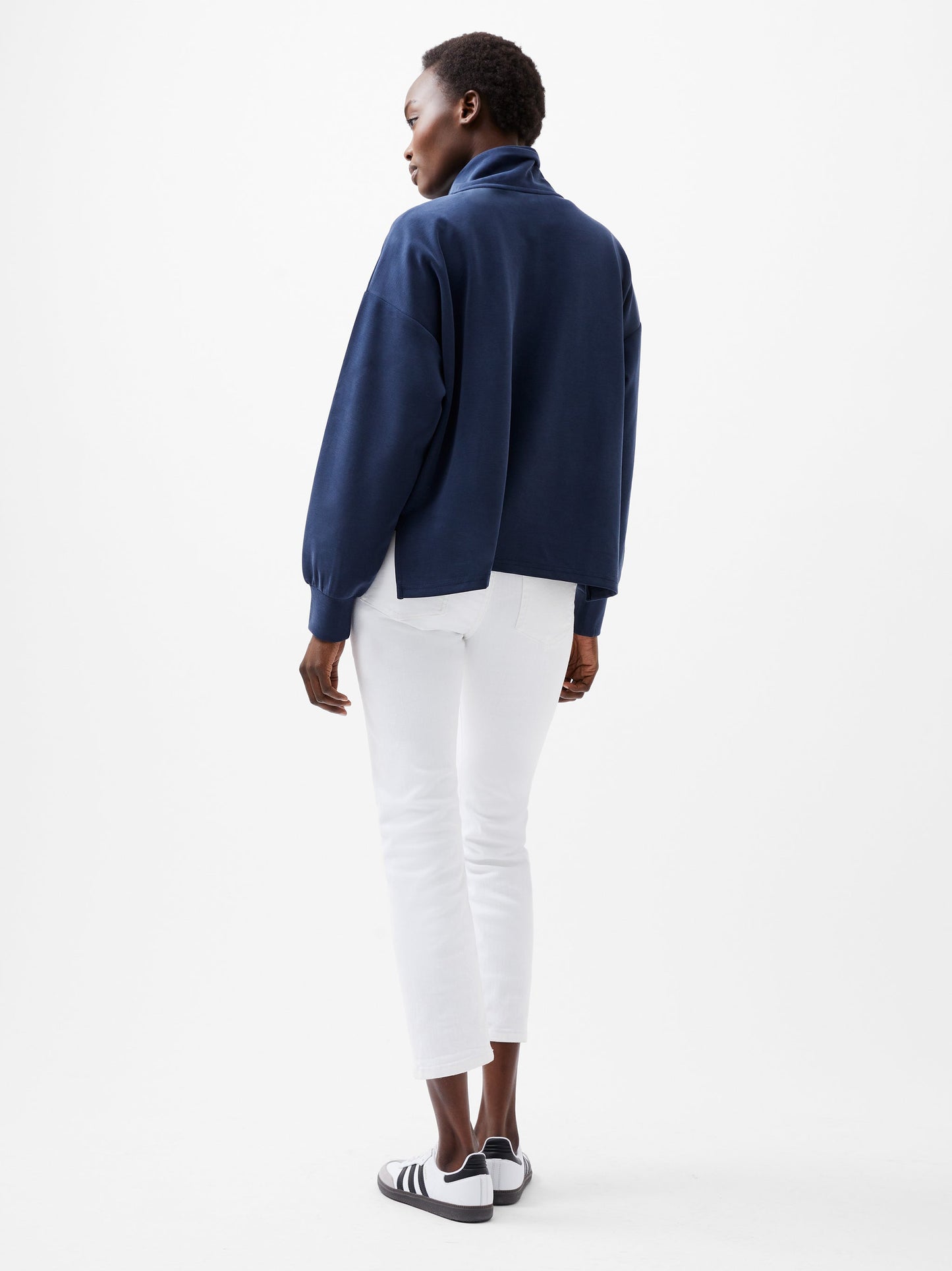 Half Zip Sweater Navy