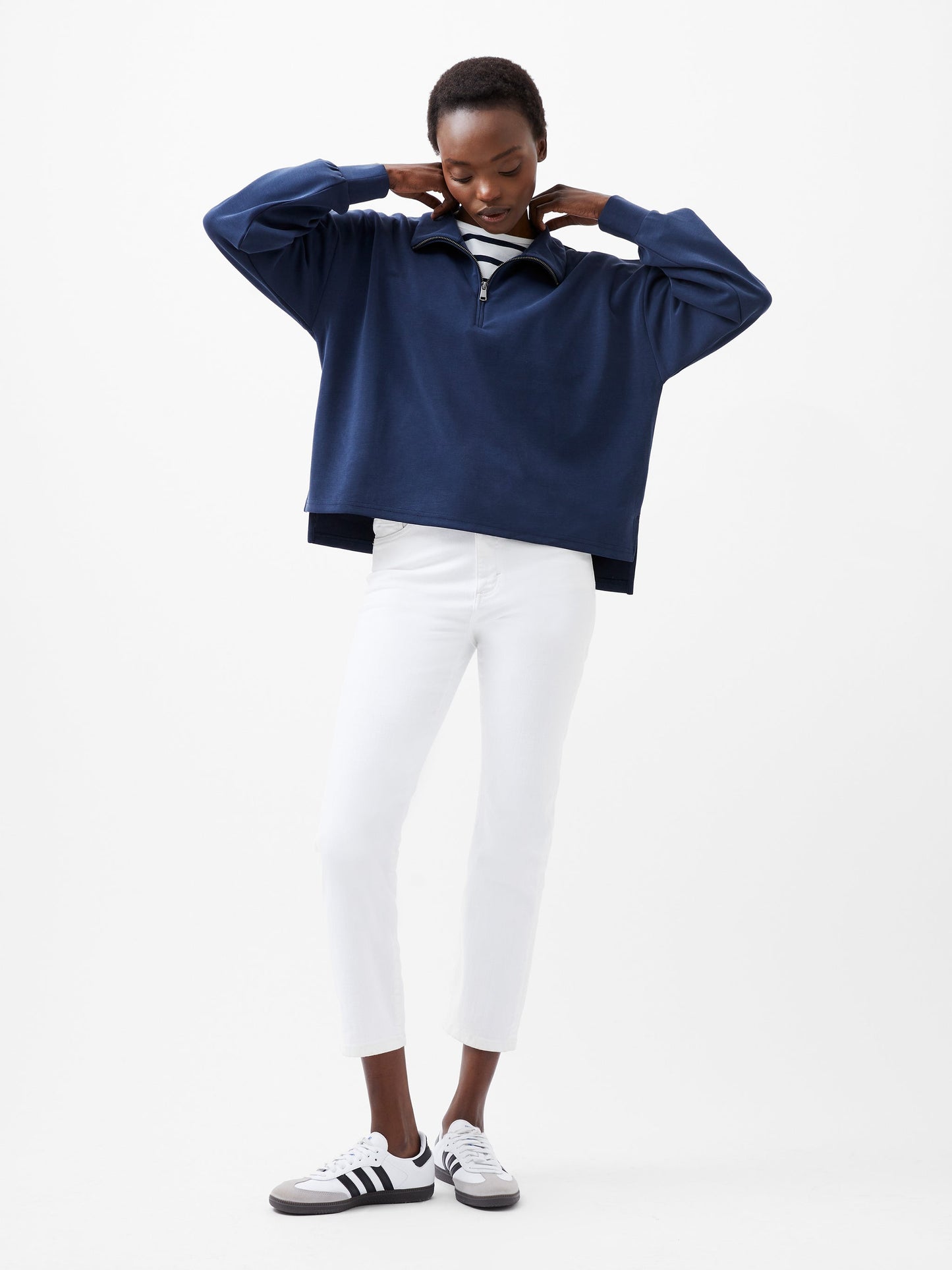 Half Zip Sweater Navy