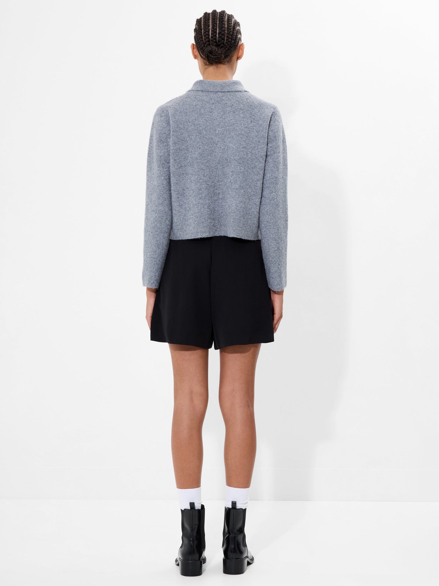 Knit Collared Cardigan