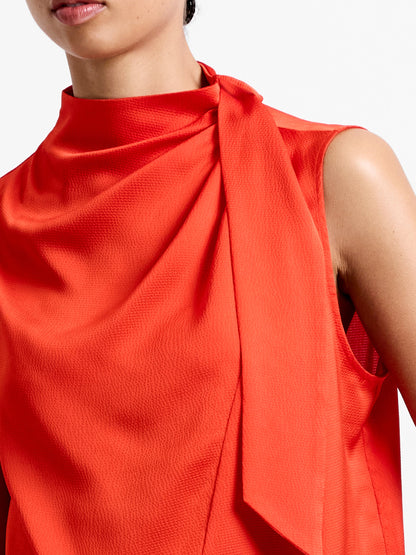 Satin Drape Top
